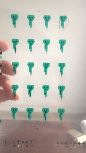 血糖儀印刷電極所需的精密激光切割模切機